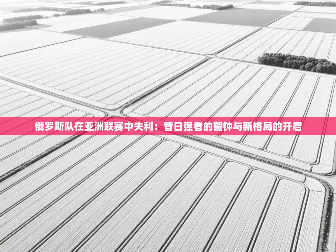 俄罗斯队在亚洲联赛中失利：昔日强者的警钟与新格局的开启  第2张